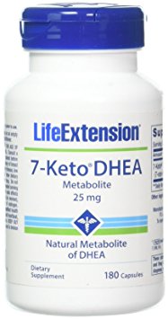 Life Extension 7-Keto Dhea 25 mg, 180 Count