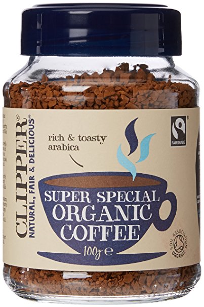 Clipper Organic Medium Roast Arabica Coffee 100 g (Pack of 6)