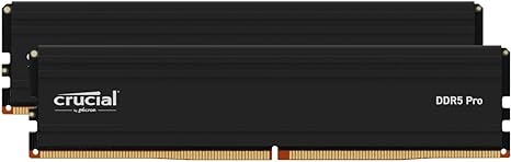 Crucial Pro RAM 96GB Kit (2x48GB) DDR5 5600MT/s (or 5200MT/s or 4800MT/s) Desktop Memory CP2K48G56C46U5