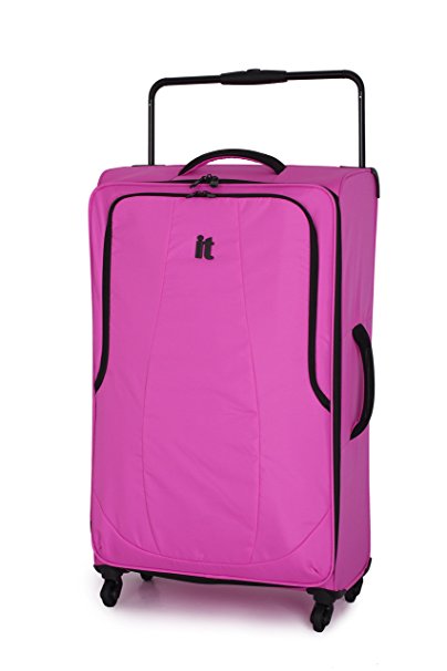 IT Luggage World's Lightest 86cm Fluorescent Lilac Four Wheel Spinner Case