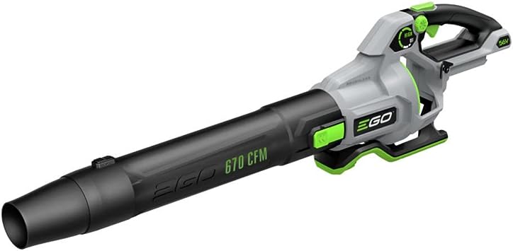 EGO POWER  LB6700 670 CFM 180 MPH 56V Lithium-Ion Cordless Electric Variable-Speed Blower, Battery and Charger not Included