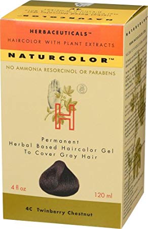 Naturcolor 4C Twinberry Chestnut Hair Dyes, 4 Ounce
