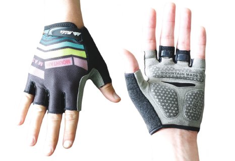 Mountain Made Belford Half Finger Cycling Gloves with Gel Pad NEW Release