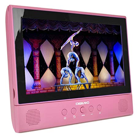 Digiland DL1001 2-in-1 Android Tablet DVD Player - Core 1.3GHz 1GB 16GB 10.1 Touchscreen Tablet Android 7.0