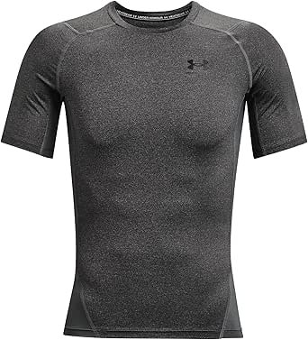 Under Armour Herren UA HG Armour Comp SS, kurzärmliges Funktionsshirt, schnelltrocknendes T-Shirt mit Kompressionspassform