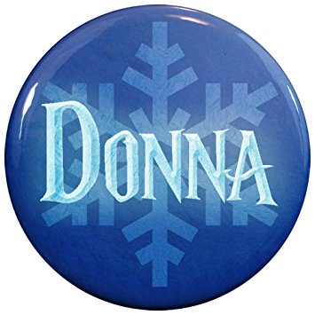 Buttonsmith® Donna Winter Ice Name Tag