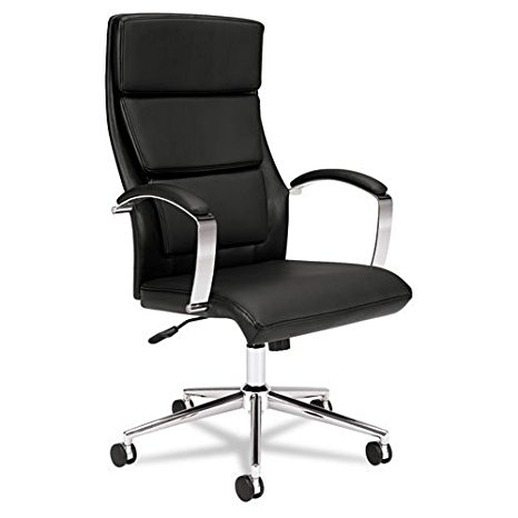 basyx by HON VL105 High-Back Executive Task Chair for Office or Computer Desk, Black