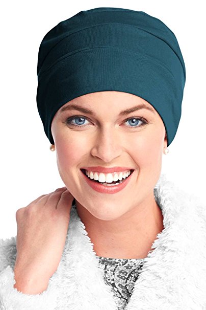 Headcovers Unlimited Three Seam Cotton Sleep Cap For Women -Sleeping Hat, Cancer Hair Loss