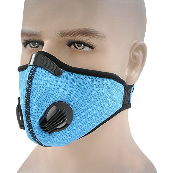 Topnisus Anti Pollution Dust Mask with Filter for Cycling Running Outdoor Activities Dustproof Cycling Mask