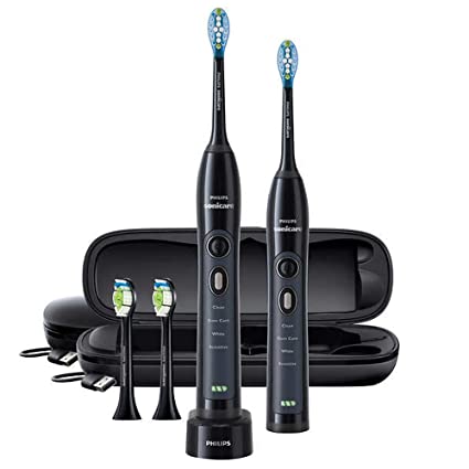 Philips Sonicare Flexcare Whitening Edition Toothbrush with Charging Travel Case - Black