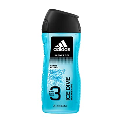 Adidas Ice Dive Marine Extract Refreshing Hair & Body Shower Gel 250ml/8.4oz