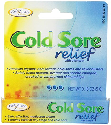 Enzymatic Therapy - Cold Sore Relief, .18 oz cream [Health and Beauty]