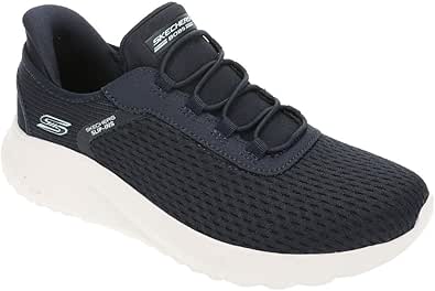 Skechers Women's Hands Free Slip-Ins Bobs Squad Chaos-in Color Sneaker, NVY, 7