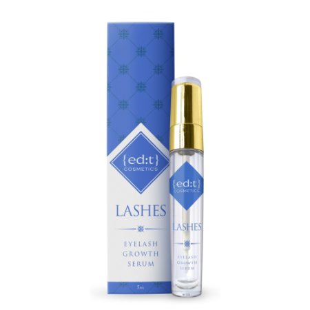 Edit LASHES - Eyelash Serum, Best Eyelash Growth Treatment - Concentrated Formula Promotes Longer & Thicker Eyelashes