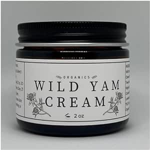 Organic Wild Yam Cream,Natural Night Sweats Cream for Man & Women,Deep Moisturization for Hormone Balance,60g/2 oz