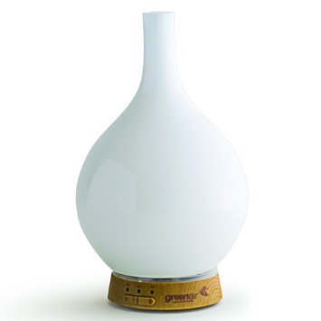GreenAir SpaMister Ultrasonic Oil Diffuser Milk Glass Advanced Wellness Instant Healthful Mist Therapy