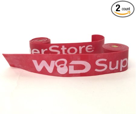 WOD SuperStore (2 Pack) Floss Bands for Muscle Compression, Promotes Muscle Mobility & Recovery