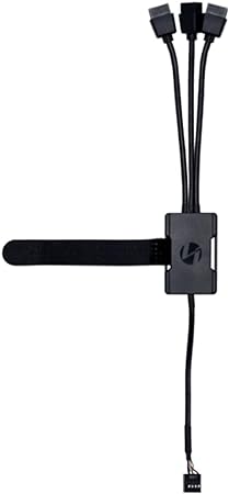 リアンリー(Li LIAN LI) LIANLI USB 2.0 Hub, USB 2.0, 1 to 3 HUB, Compatible with UNI Fan Series Controller, USB 2.0, 9-Pin, 3-Port Expansion, Japanese Authorized Dealer