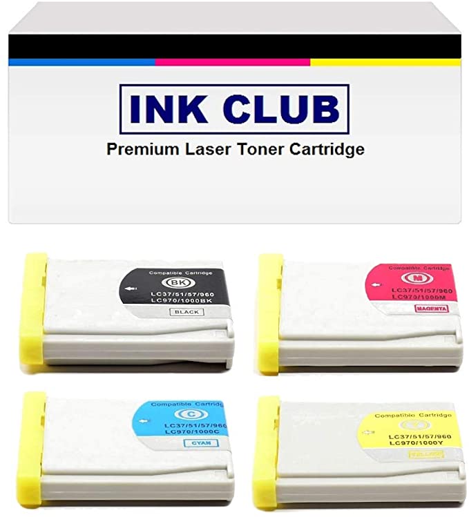 Inkcool 8PK PRINTER INK LC51 LC-51 For BROTHER MFC-240C 440CN (2BK/2C/2Y/2M)