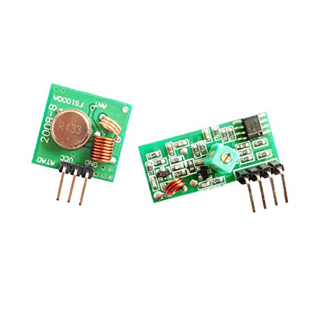 1pcs 433Mhz RF transmitter and receiver kit for Arduino project