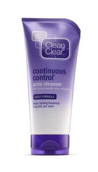 Clean and Clear Continuous Control Acne Cleanser 5 Ounce