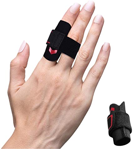 VHOPMORE Neoprene Finger Splint Wraps Adjustable Finger Brace Trigger Finger Buddy Splints Mallet Finger Guards for Arthritis Sport Finger Support Sleeves Protector for Basketball Volleyball Tennis