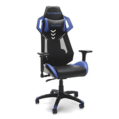 RESPAWN-200 Racing Style Gaming Chair -  Ergonomic Performance Mesh Back Chair, Office or Gaming Chair (RSP-200-BLU)