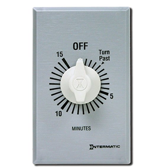 Intermatic SW15MK 15-Minute Spring Wound Timer, Gray
