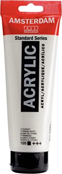 Amsterdam Standard Series Acrylic Tube 250 ml Titanium white 105 (17121050)