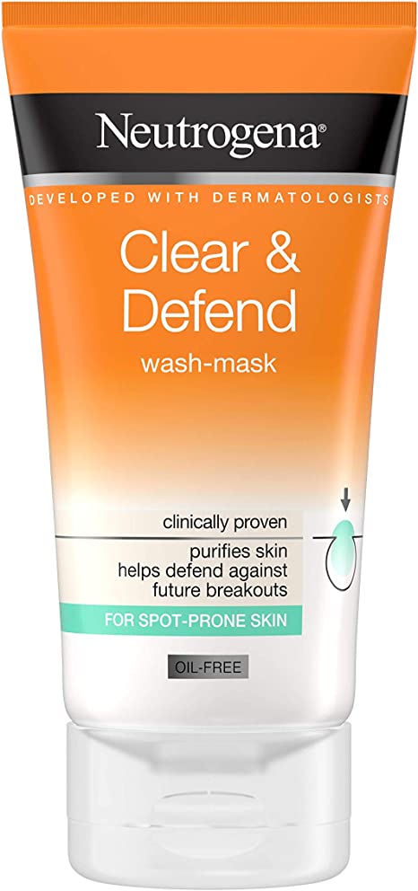 Neutrogena Clear & Defend Wash-Mask, 150 ml