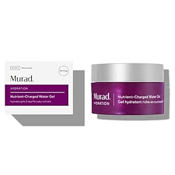 Murad Nutrient-Charged Water Gel - Hydration Face Moisturizer - Lightweight Hydration Gel Moisturizer with Minerals, Vitamins and Peptides Backed by Science, 50ml