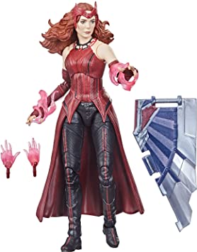 Avengers Hasbro Marvel Legends Series 6-inch Action Figure Toy Scarlet Witch, Premium Design and 4 Accessories, for Kids Age 4 and Up