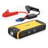 Ultra Compact Anker Compact Car Jump Starter and Portable Charger Power Bank with 400A Peak Current Advanced Safety Protection and Built-In LED Flashlight