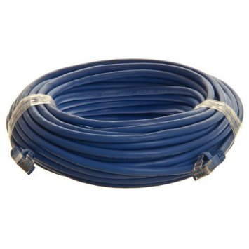 RiteAV - Cat5e Network Ethernet Cable - Blue - 50 ft