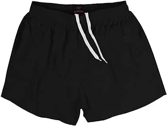 MADHERO Men Swim Trunks Short with Mesh Lining Solid Bathing Suit 3"