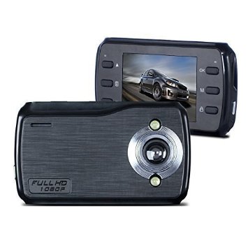 Lecmal Full HD-1080P 24 inch LCD Car Camcorder InfraRed Night Vision Road Dash Video Camera recorder Traffic dashboard camcorder with Motion Detection and File Locking