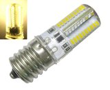GRV E17 80-3014 SMD High Power LED Bulb Silicone Crystal Bulb Smart IC Chip Dimmable 3W AC 110V Pack of 2 Warm White