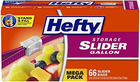 Hefty Slider Storage Bags (Gallon, 66 Count)