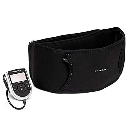 Powerfly Unisex Abdominal Muscle Toning Belt - Wide Abdominal Coverage