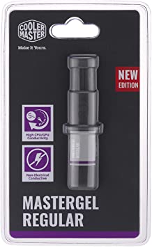 Cooler Master New Edition MasterGel Regular High Performance Thermal Paste w/ Exclusive Flat-Nozzle Syringe Design for CPU and GPU