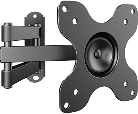 PERLESMITH TV Wall Mount for Most 10-33 Inch TVs, Fits Flat & Curved TVs up to 33lbs, Max VESA 100x100mm