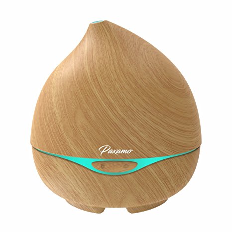 Aroma Diffuser, Paxamo 300ml Cool Mist Humidifier with 7 Color LED lights Whisper-Quiet Essential Oil Diffuser for Home, Yoga, Office, Spa, Bedroom, Baby Room