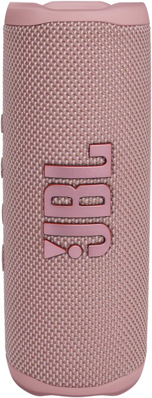 JBL Flip 6 Portable Bluetooth Speaker with 2-way speaker system and powerful JBL Original Pro Sound, up to 12 hours of playtime, in pink