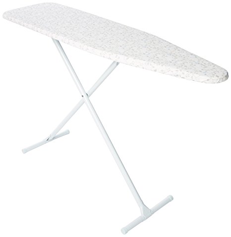 Homz T-Leg Steel Top Ironing Board with Foam Pad, Butterfly Floral Cover