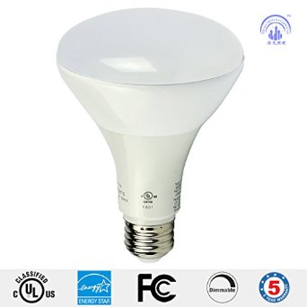 SGL Dimmable BR30 LED Bulb 15W75W Halogen Replacement 2700K Warm White E26 Medium Base 950 Lumens UL Listed Energy STAR Approved Wide Flood Light Bulb 100 Degree Beam Angle LED Light Bulb