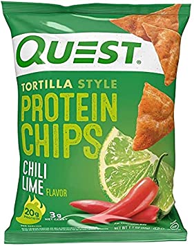 Protein Chips, Low Carb, Chili Lime 1.1 Ounce (Pack of 12)