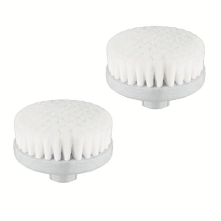 Vanity Planet Spin for Perfect Skin Exfoliating Facial Replacement Brush Head, 2-Pack