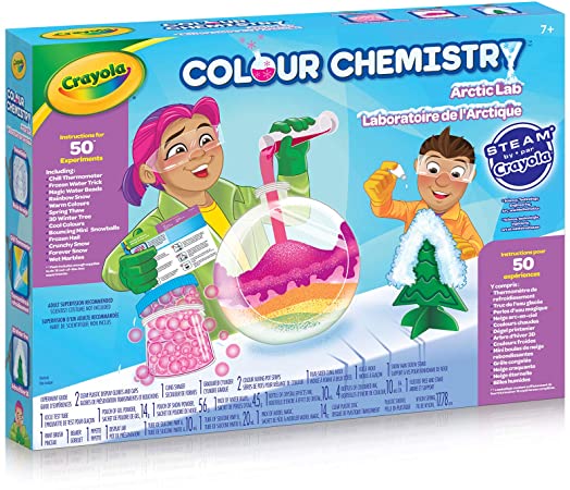 Crayola 45276 Color Chemistry Arctic Lab Set, STEAM, Holiday Toys, DIY, Science Projects, Gift for Boys and Girls, Kids, Ages 8, 9, 10 and Up Arts and Craft