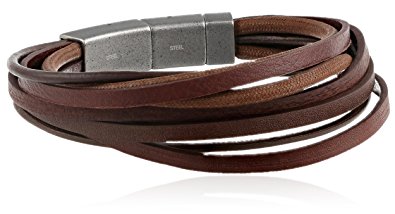 Fossil Men's Multi-Wrap Bracelet