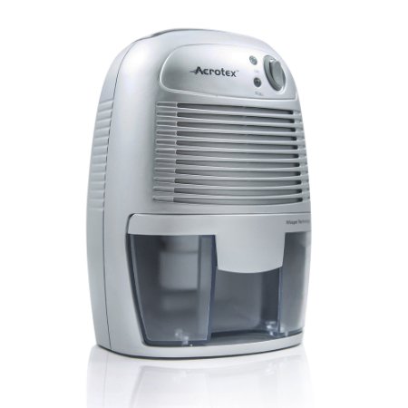 Aerotex® 500ml Portable and Compact Mini Air Dehumidifier for Damp, Mould, Condensation and Moisture in Home, Bedroom, Bathroom, Kitchen, Wardrobe, Garage, Caravan